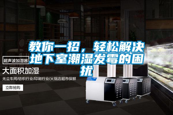教你一招，輕松解決地下室潮濕發(fā)霉的困擾