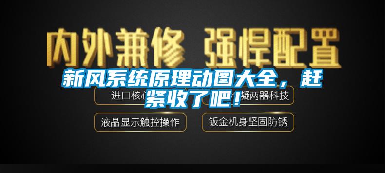 新風(fēng)系統(tǒng)原理動圖大全，趕緊收了吧！