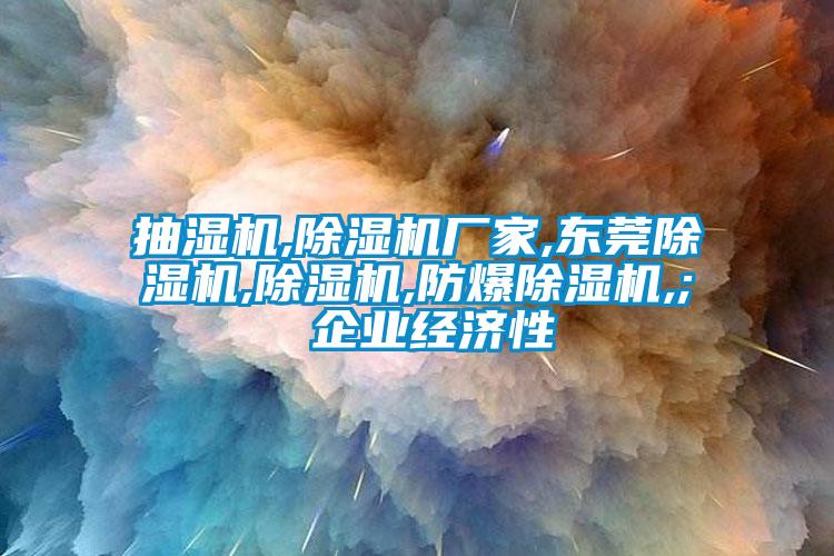 抽濕機,除濕機廠家,東莞除濕機,除濕機,防爆除濕機,; 企業(yè)經(jīng)濟性