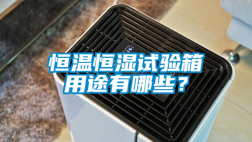 恒溫恒濕試驗箱用途有哪些？