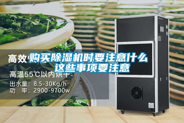購買除濕機(jī)時要注意什么 這些事項(xiàng)要注意