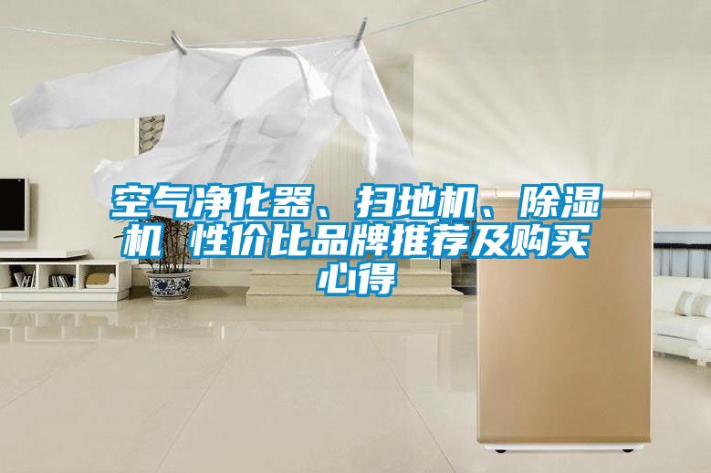空氣凈化器、掃地機、除濕機 性價比品牌推薦及購買心得