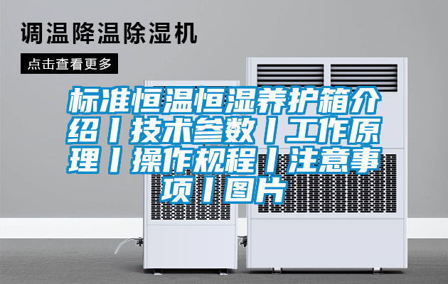 標準恒溫恒濕養(yǎng)護箱介紹丨技術參數(shù)丨工作原理丨操作規(guī)程丨注意事項丨圖片