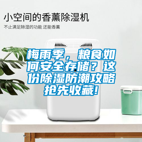 梅雨季，糧食如何安全存儲？這份除濕防潮攻略搶先收藏!