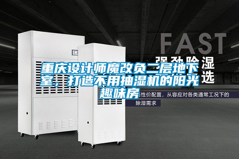 重慶設(shè)計師魔改負(fù)二層地下室，打造不用抽濕機的陽光趣味房