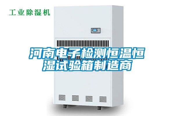 河南電子檢測恒溫恒濕試驗(yàn)箱制造商