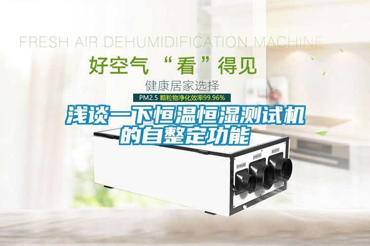 淺談一下恒溫恒濕測(cè)試機(jī)的自整定功能