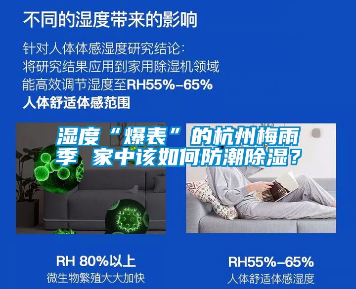 濕度“爆表”的杭州梅雨季 家中該如何防潮除濕？