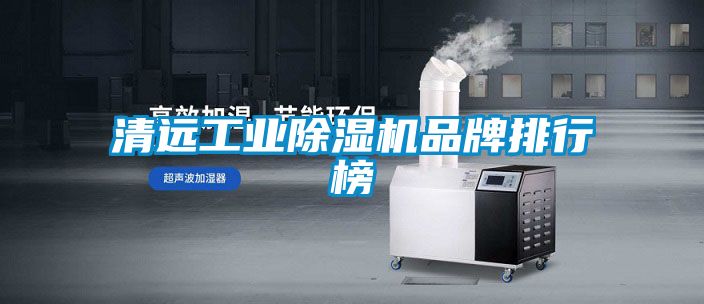 清遠(yuǎn)工業(yè)除濕機(jī)品牌排行榜
