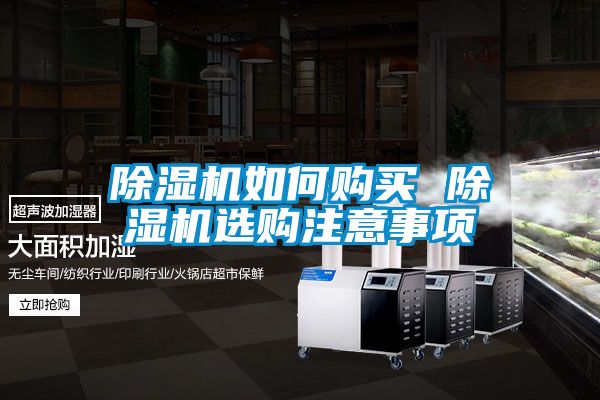 除濕機(jī)如何購(gòu)買(mǎi) 除濕機(jī)選購(gòu)注意事項(xiàng)