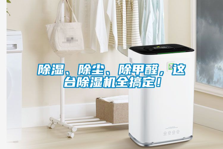除濕、除塵、除甲醛，這臺除濕機全搞定！