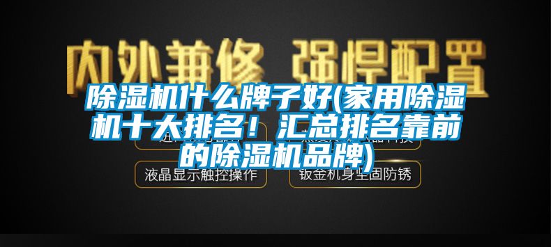 除濕機(jī)什么牌子好(家用除濕機(jī)十大排名！匯總排名靠前的除濕機(jī)品牌)