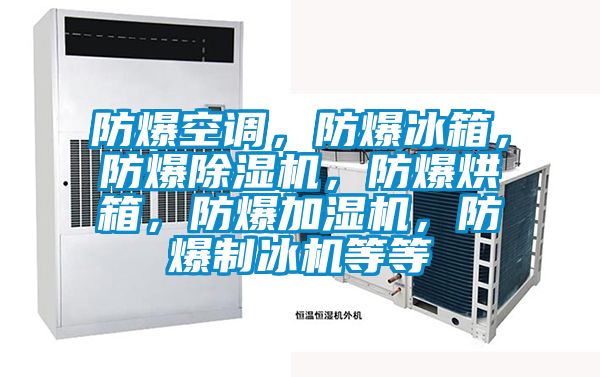 防爆空調，防爆冰箱，防爆除濕機，防爆烘箱，防爆加濕機，防爆制冰機等等