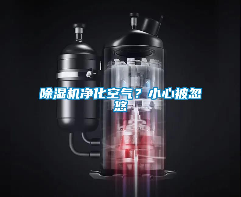 除濕機凈化空氣？小心被忽悠