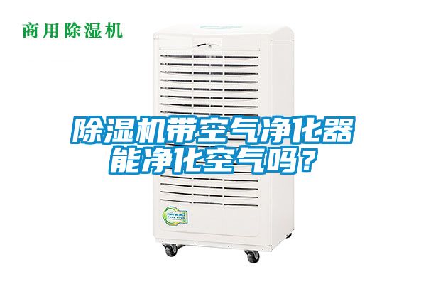除濕機(jī)帶空氣凈化器能凈化空氣嗎？