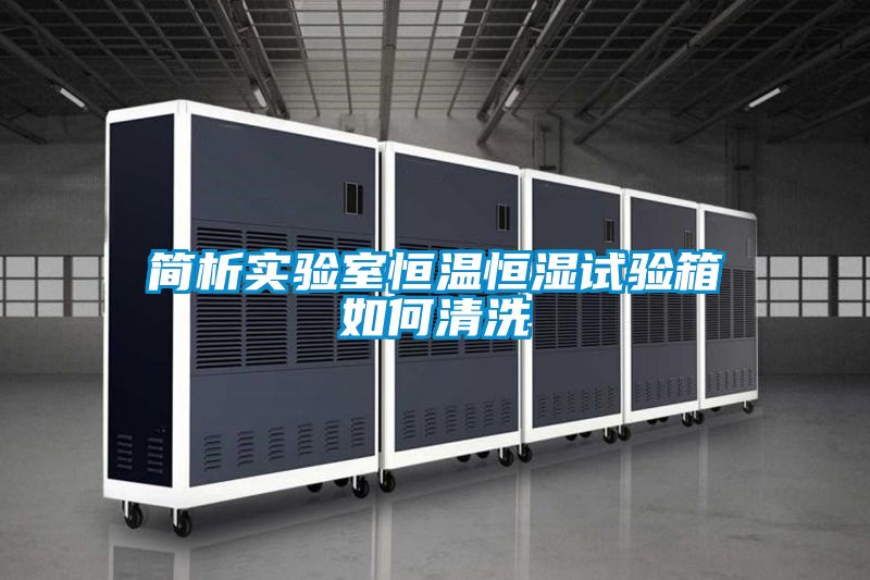 簡(jiǎn)析實(shí)驗(yàn)室恒溫恒濕試驗(yàn)箱如何清洗