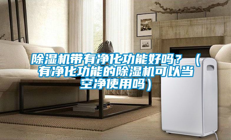 除濕機帶有凈化功能好嗎？（有凈化功能的除濕機可以當(dāng)空凈使用嗎）