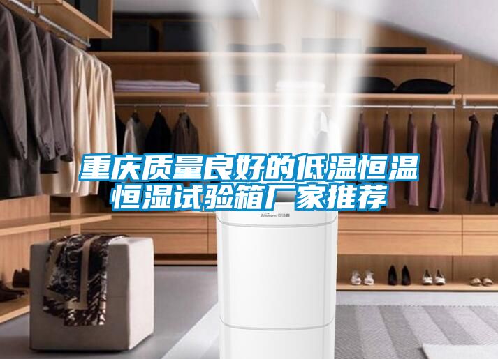 重慶質(zhì)量良好的低溫恒溫恒濕試驗(yàn)箱廠家推薦