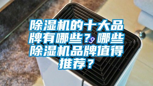 除濕機(jī)的十大品牌有哪些？哪些除濕機(jī)品牌值得推薦？