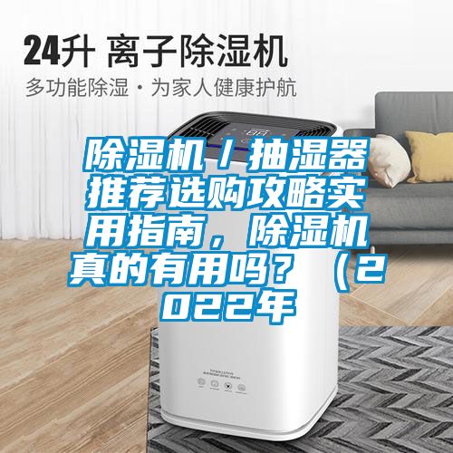 除濕機／抽濕器推薦選購攻略實用指南，除濕機真的有用嗎？（2022年