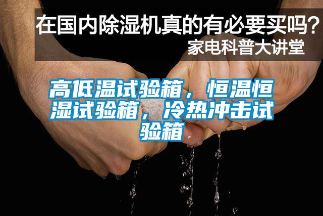 高低溫試驗(yàn)箱，恒溫恒濕試驗(yàn)箱，冷熱沖擊試驗(yàn)箱