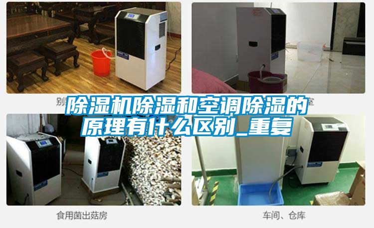 除濕機除濕和空調(diào)除濕的原理有什么區(qū)別_重復(fù)